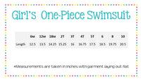 Multi Color Girls Swim *MONOGRAM INCLUDED*