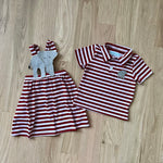 Game Day Stripes - Elephants - IN STOCK