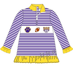Go Tigers (Purple + Yellow) Pullovers - IN STOCK