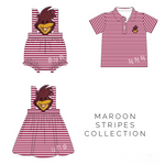 Game Day Stripes - Maroon  IN STOCK